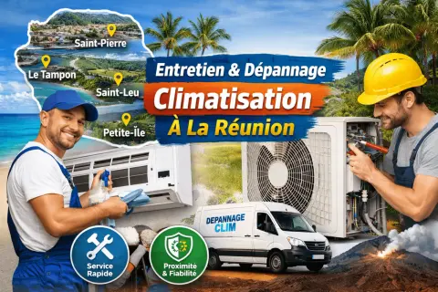 Techniciens experts en entretien climatisation gainable à La Réunion. Service rapide et fiable.
