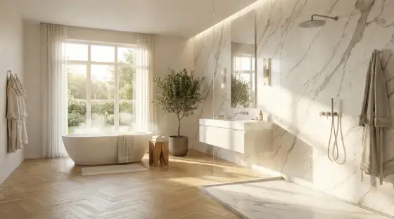 Marbre salle de bains - Guide complet pour un choix réussi